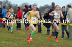 Girls under-13s Northern Cross Country Champs., Camp Hill Estate, Kirklington.  Photo: David T. Hewitson/Sports for All Pics